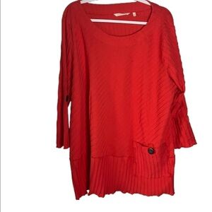 Soft Surroundings Coastal Top Orange